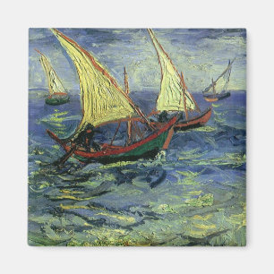 Vincent van Gogh - Seestück in Saintes Maries Magnet