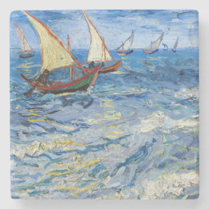 Vincent van Gogh - Seestück in Saintes-Maries Steinuntersetzer