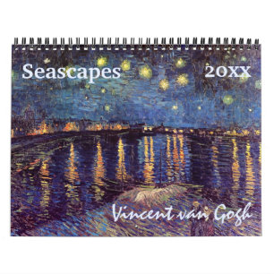 Vincent van Gogh Seestücke Schifffahrt Nautical Kalender