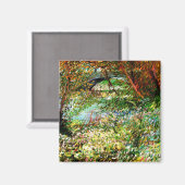 Vincent Van Gogh - Seine-Banken im Frühjahr Magnet (Vorderseite/Rückseite)