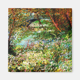 Vincent Van Gogh - Seine-Banken im Frühjahr Magnet