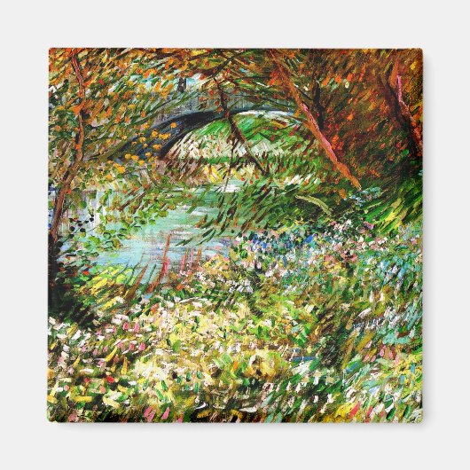 Vincent Van Gogh - Seine-Banken im Frühjahr Magnet (Vorne)