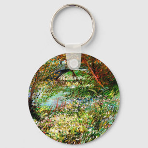 Vincent Van Gogh - Seine-Banken im Frühjahr Schlüsselanhänger