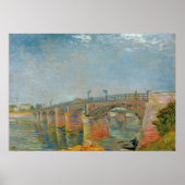 Vincent van Gogh - Seine Bridge bei Asnieres Poster (Vorne)