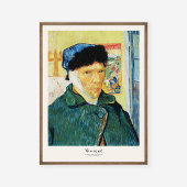 Vincent Van Gogh selbst-Portrait Bandaged Ear Art Poster