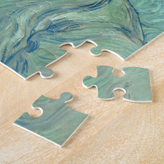 Vincent Van Gogh selbst Portrait Blue Background Puzzle (Seite)