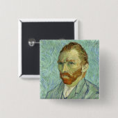 Vincent Van Gogh selbst Portrait Fine Art Malerei Button (Vorne & Hinten)