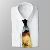 Vincent Van Gogh selbst Portrait mit Maske Spoof Krawatte (Gebunden)
