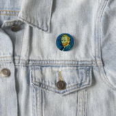 Vincent Van Gogh selbst Portrait mit Palette Art Button (Beispiel)