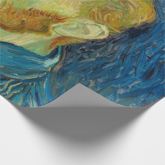 Vincent Van Gogh selbst Portrait mit Palette Art Geschenkpapier (Ecke)