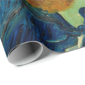 Vincent Van Gogh selbst Portrait mit Palette Art Geschenkpapier (Rolleneckpunkt)