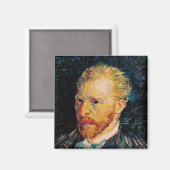Vincent van Gogh | Selbstportrait, 1887 Magnet (Vorderseite/Rückseite)