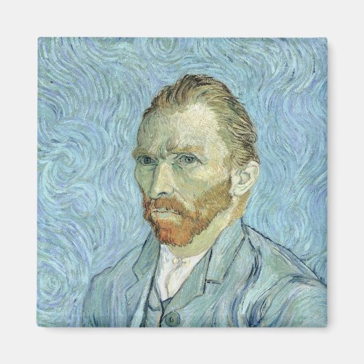 Vincent van Gogh | Selbstportrait, 1889 Magnet (Vorne)