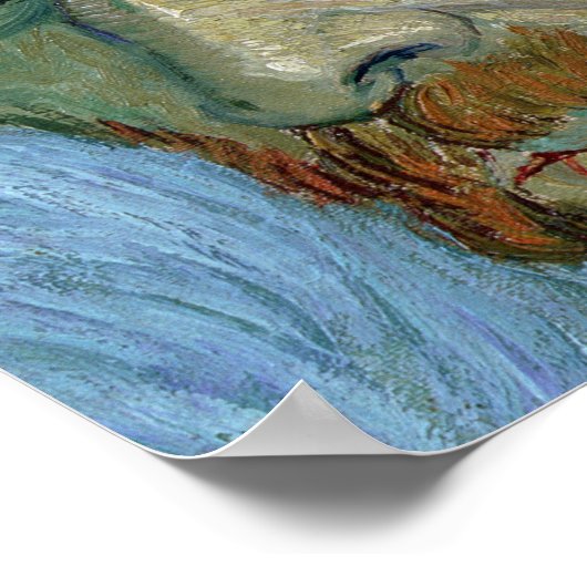 Vincent van Gogh | Selbstportrait, 1889 Poster (Ecke)