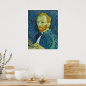 Vincent van Gogh: Selbstportrait, 1889 Poster (Küche)