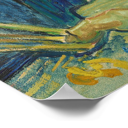 Vincent van Gogh: Selbstportrait, 1889 Poster (Ecke)