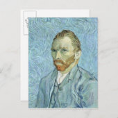 Vincent van Gogh | Selbstportrait, 1889 Postkarte (Vorne/Hinten)