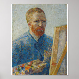 Vincent Van Gogh - Selbstportrait als Maler Poster