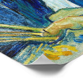 Vincent van Gogh: Selbstportrait (August 1889) Poster (Ecke)