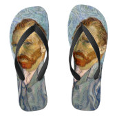 Vincent Van Gogh - Selbstportrait Badesandalen (Fußbett)