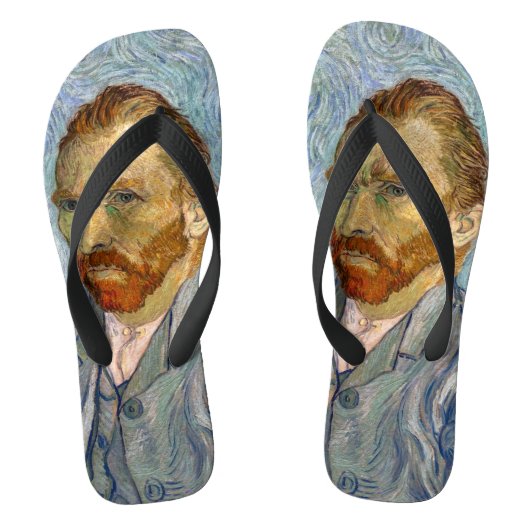 Vincent Van Gogh - Selbstportrait Badesandalen (Fußbett)
