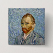 Vincent Van Gogh - Selbstportrait Button (Vorderseite)