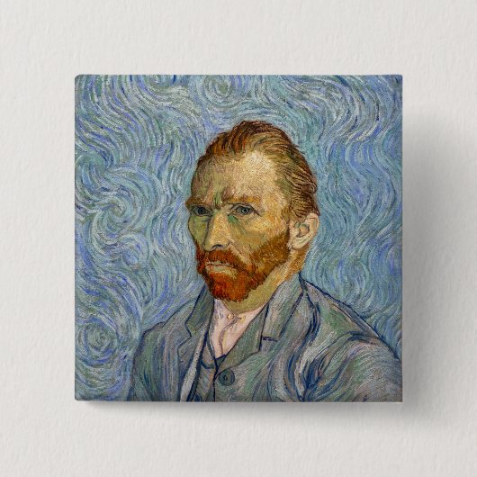 Vincent Van Gogh - Selbstportrait Button (Vorderseite)