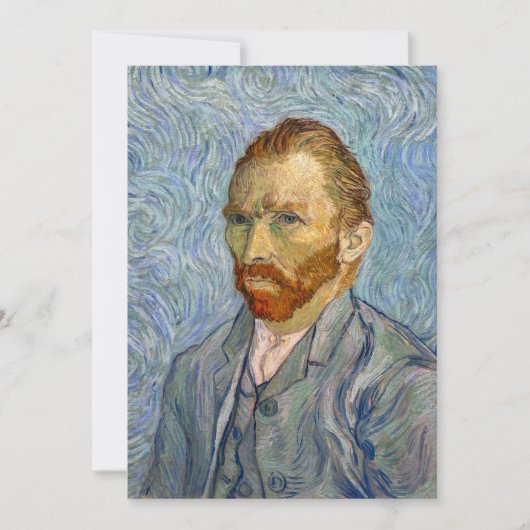Vincent Van Gogh - Selbstportrait Einladung (Vorderseite)