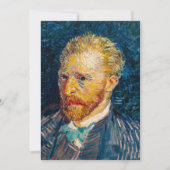 Vincent Van Gogh - Selbstportrait Einladung (Vorderseite)