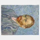 Vincent Van Gogh - Selbstportrait Fleecedecke (Vorderseite (Horizontal))
