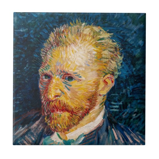 Vincent Van Gogh - Selbstportrait Fliese (Vorderseite)