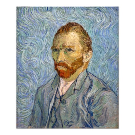 Vincent Van Gogh - Selbstportrait Fotodruck (Vorne)