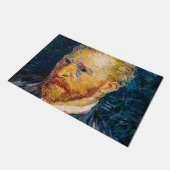 Vincent Van Gogh - Selbstportrait Fußmatte (Schrägansicht)