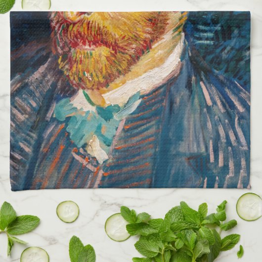 Vincent Van Gogh - Selbstportrait Geschirrtuch (Gefaltet)