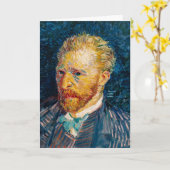 Vincent Van Gogh - Selbstportrait Karte (Gelbe Blume)