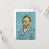 Vincent Van Gogh - Selbstportrait Karte (Vorderseite/Rückseite Beispiel)