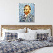 Vincent Van Gogh - Selbstportrait Leinwanddruck (Insitu (Schlafzimmer))