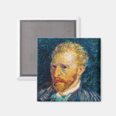 Vincent Van Gogh - Selbstportrait Magnet (Vorderseite/Rückseite)
