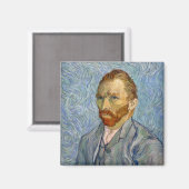 Vincent Van Gogh - Selbstportrait Magnet (Vorderseite/Rückseite)