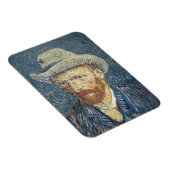 Vincent van Gogh | Selbstportrait mit Filzhut Magnet (Rechte Seite)