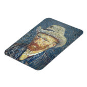 Vincent van Gogh | Selbstportrait mit Filzhut Magnet (Linke Seite)