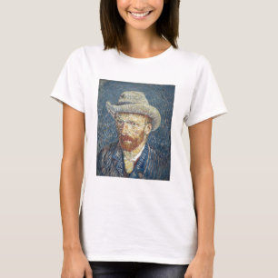 Vincent van Gogh   Selbstportrait mit Filzhut T-Shirt