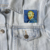 Vincent van Gogh - Selbstportrait mit Palette Button (Beispiel)