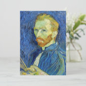 Vincent van Gogh - Selbstportrait mit Palette Einladung (Stehend Vorderseite)