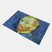 Vincent van Gogh - Selbstportrait mit Palette Fußmatte (Schrägansicht)