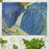 Vincent van Gogh - Selbstportrait mit Palette Geschirrtuch (Gefaltet)