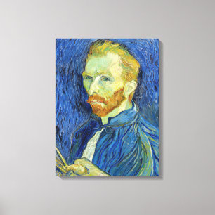 Vincent van Gogh - Selbstportrait mit Palette Leinwanddruck