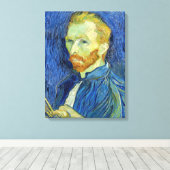 Vincent van Gogh - Selbstportrait mit Palette Leinwanddruck (Insitu (Holzboden))