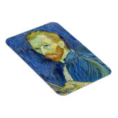 Vincent van Gogh - Selbstportrait mit Palette Magnet (Rechte Seite)