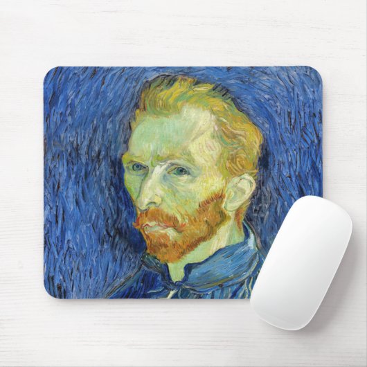 Vincent van Gogh - Selbstportrait mit Palette Mousepad (Mit Mouse)